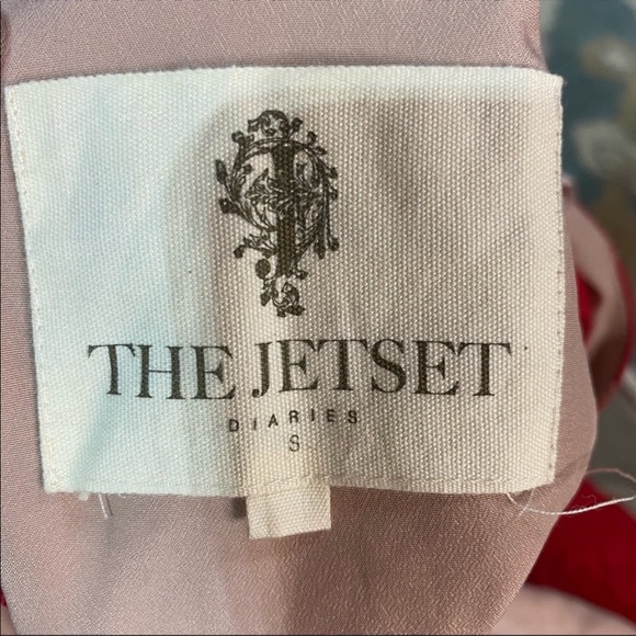 Jetset diaries red floral lace wrap maxi dress. - Picture 8 of 8